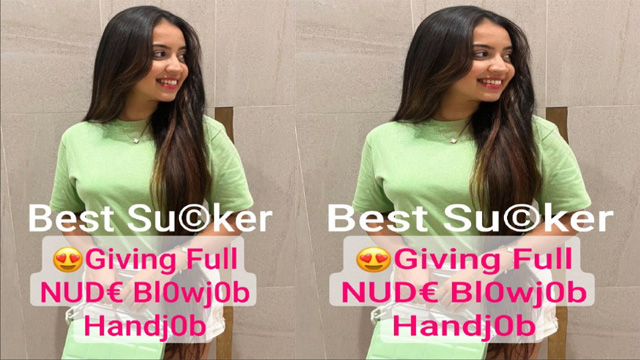 Super Cute Snapchat Queen Latest Most Exclusive – Viral Video Giving Full Nude Blowjob