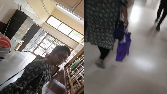 Busty Office Colleague Secretly Captured Bathing Sexy Body