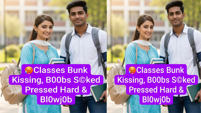 Horny College Couples – Classes Bunk Enjoying Boobs Pressed – Sucked K!ssing – Pssy Fngring Blowjob