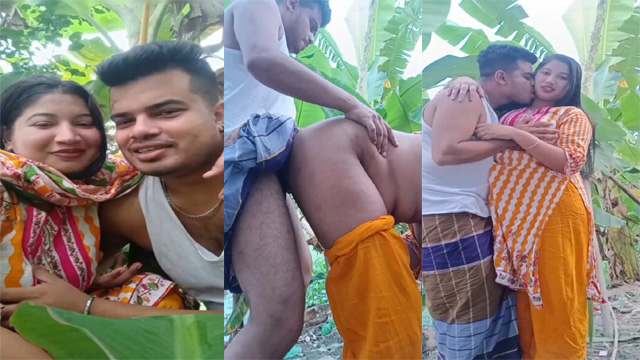 Horny Village Bhabi Outdoor Fucking Romance Viral Video